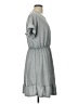 SJS Solid Gray Casual Dress Size L - photo 4