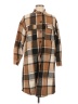 Shein 100% Polyester Brown Coat Size 6 - photo 1