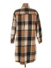 Shein 100% Polyester Brown Coat Size 6 - photo 2