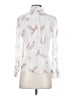 Zimmermann 100% Ramie Floral White 3/4 Sleeve Blouse Size 4 Petite (0) - photo 2