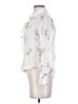 Zimmermann 100% Ramie Floral White 3/4 Sleeve Blouse Size 4 Petite (0) - photo 5