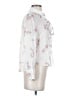 Zimmermann 100% Ramie Floral White 3/4 Sleeve Blouse Size 4 Petite (0) - photo 4