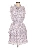 Collective Concepts Floral White Casual Dress Size L - photo 1