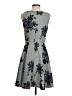 Elle Floral Gray Cocktail Dress Size 4 - photo 2