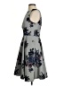 Elle Floral Gray Cocktail Dress Size 4 - photo 5