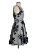Elle Floral Gray Cocktail Dress Size 4 - photo 4