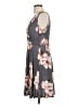 Kaileigh Floral Gray Cocktail Dress Size L - photo 5