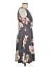 Kaileigh Floral Gray Cocktail Dress Size L - photo 4