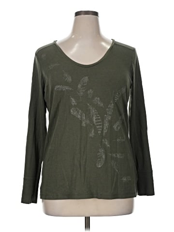 a.n.a. A New Approach 3/4 Sleeve T-Shirt (view 1)