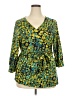 Unbranded Teal 3/4 Sleeve Blouse Size 2X - photo 1