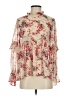 Sundance 100% Polyester Floral Ivory 3/4 Sleeve Blouse Size XS - photo 1