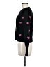 Splendid Hearts Black Pullover Sweater Size M - photo 5