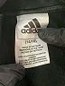 Adidas 100% Polyester Solid Black Track Jacket Size 14 - 16 - photo 3