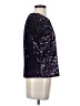 Jennifer Lopez 100% Polyester Purple Short Sleeve Blouse Size XS - photo 4