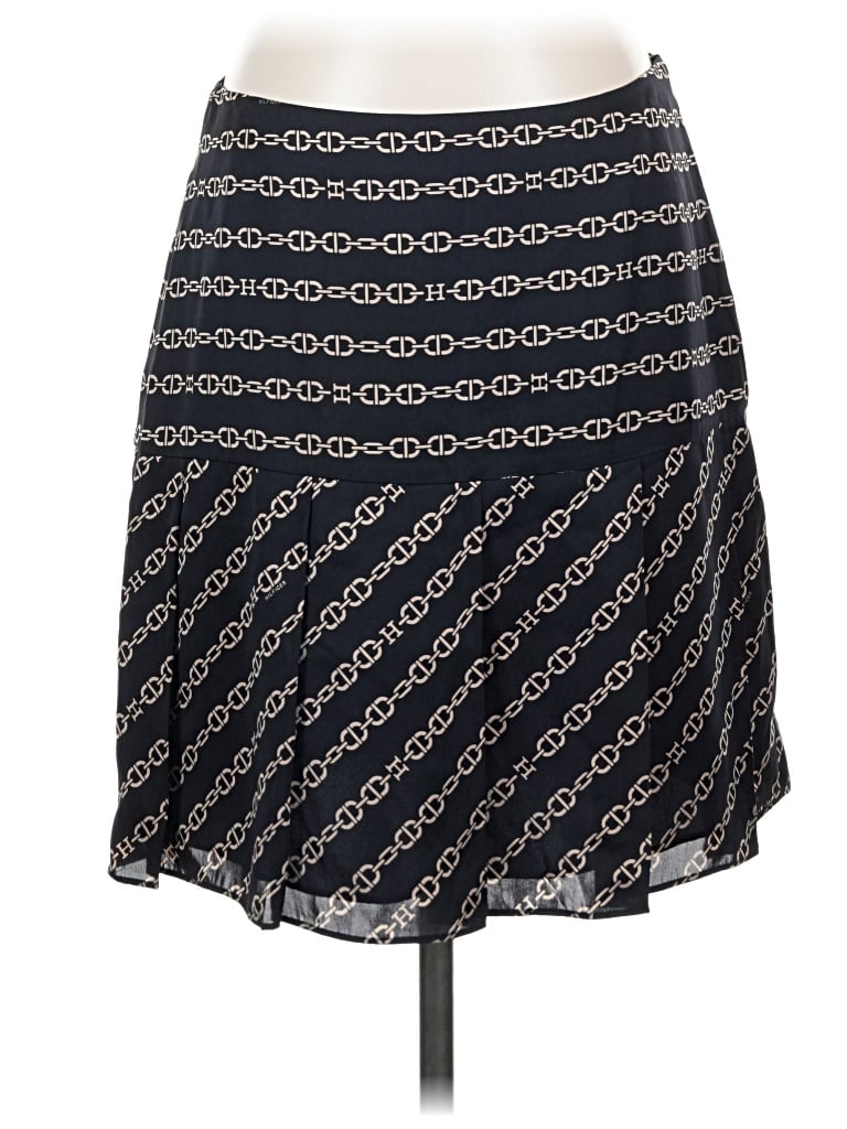 Pre-owned H Hilfiger Silk Skirt In Black