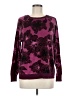 Secret Treasures Floral Purple Pullover Sweater Size M - photo 1