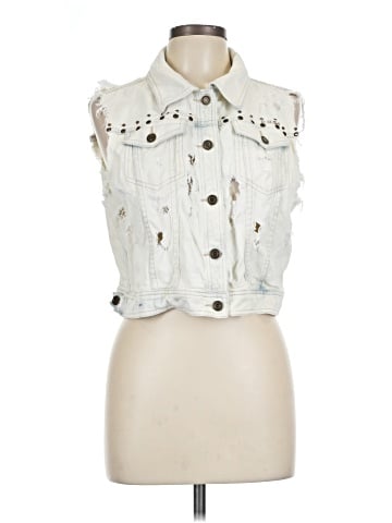 MICHAEL Michael Kors Denim Vest (view 1)