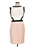 Joseph Ribkoff Color Block Ivory Cocktail Dress Size 12 - photo 1