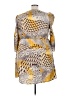 Shein Curve Animal Print Yellow Cocktail Dress Size 20 Plus (4) - photo 2