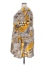 Shein Curve Animal Print Yellow Cocktail Dress Size 20 Plus (4) - photo 5