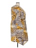Shein Curve Animal Print Yellow Cocktail Dress Size 20 Plus (4) - photo 4