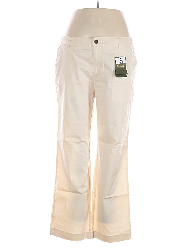 Pre-owned Cabela's Khaki Pant In White