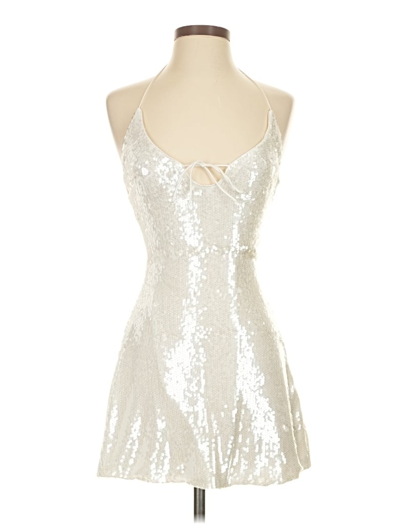 Pre-owned Princess Polly Cocktail Dress In Silver