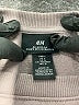 H&M Solid Gray Sweatshirt Size L - photo 7