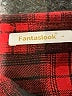 Fantaslook 100% Polyester Plaid Red Long Sleeve Blouse Size L - photo 7