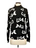 Unbranded 100% Cotton Print Black Pullover Sweater Size S - photo 1