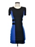 Bordeaux Color Block Blue Cocktail Dress Size XS - photo 1
