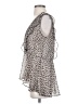 CAbi Animal Print Silver Sleeveless Blouse Size S - photo 5