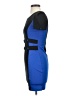 Bordeaux Color Block Blue Cocktail Dress Size XS - photo 5