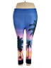 Amelia Rose Tropical Blue Yoga Pants Size 2X (TC2) - photo 1