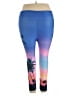 Amelia Rose Tropical Blue Yoga Pants Size 2X (TC2) - photo 2