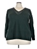 Adrienne Vittadini Green Pullover Sweater Size 3X - photo 1