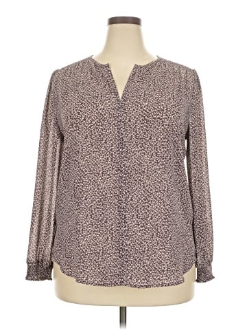 Monday Fun Long Sleeve Blouse (view 1)