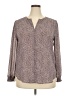Monday Fun 100% Polyester Brown Long Sleeve Blouse Size XXL - photo 1