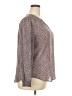 Monday Fun 100% Polyester Brown Long Sleeve Blouse Size XXL - photo 4