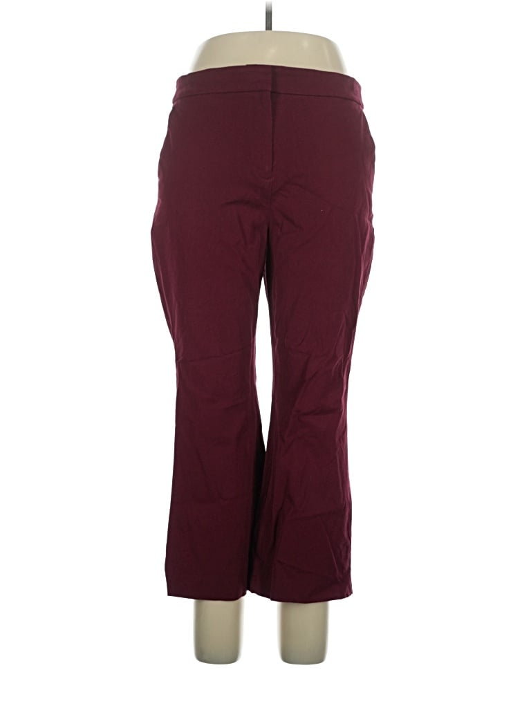 Pre-owned J.crew Factory Store Dress Pants In Burgundy