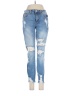 KANCAN JEANS Hearts Blue Jeans Size 9 - photo 1