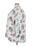 Justify 100% Polyester Floral Blue 3/4 Sleeve Blouse Size 3X - photo 5