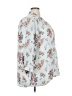 Justify 100% Polyester Floral Blue 3/4 Sleeve Blouse Size 3X - photo 4