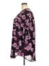 Torrid 100% Polyester Floral Purple 3/4 Sleeve Blouse Size 2X Plus (2) - photo 5