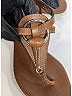 Gucci Brown Leather Sandals Size EU (IT) 35 / US 5 - photo 4