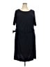Talbots Solid Black Casual Dress Size 24 - photo 1