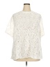 ASHRO Ivory Short Sleeve Blouse Size 3X - photo 1