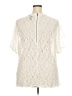 ASHRO Ivory Short Sleeve Blouse Size 3X - photo 2