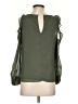 Bebe 100% Polyester Green 3/4 Sleeve Blouse Size XS - photo 2