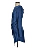 Saints + Secrets 100% Polyester Solid Blue Casual Dress Size S - photo 5